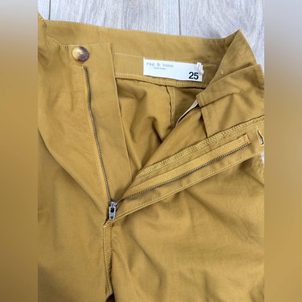 Rag & Bone Hunter High Rise Pleated Tapered Pants Size 25 - Picture 5 of 9
